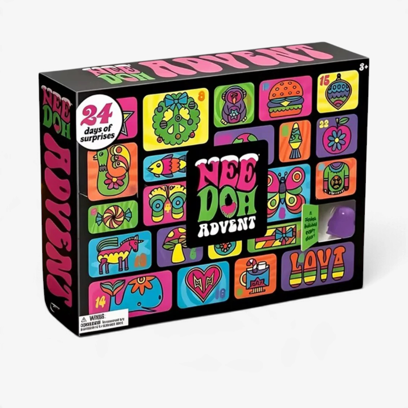 NeedohAdvent – 24-Day Squeeze Toy Advent Calendar with Soft Stress Toys