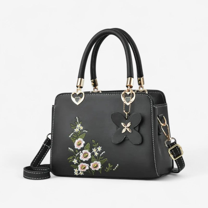 Emilia - Schoudertas met Bloemenprint en Verstelbare Bandjes Velani