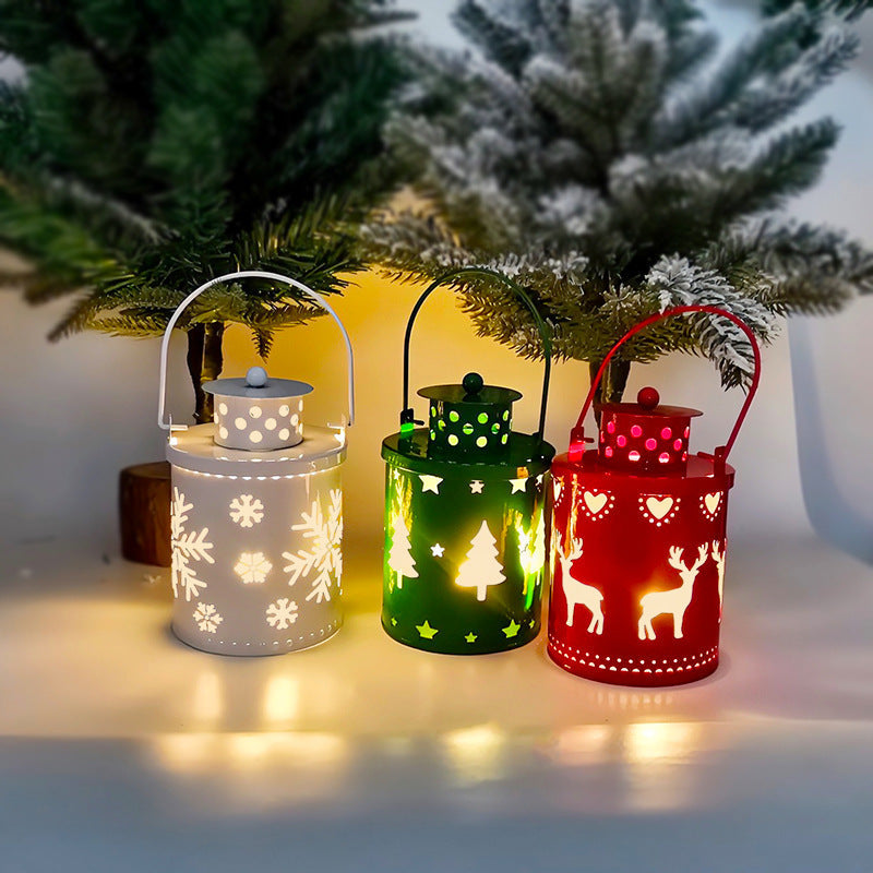 FestiveGlow - LED Lantern With Flickering Light Effect