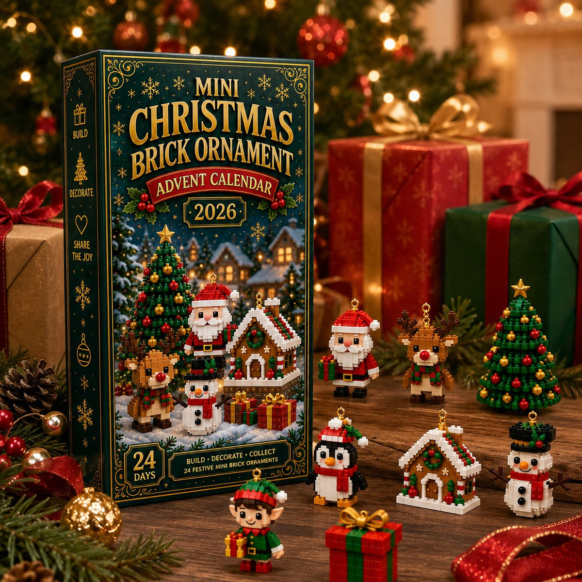 Figurmas - Advent Calendar With 24 Mini Figures For Building