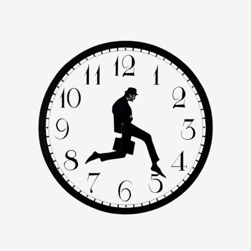 TimeLoom – Round Wall Clock with Numbers and Character Markers