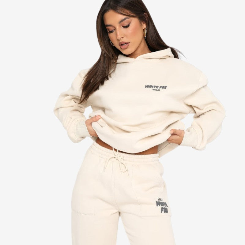 Camila – Tweedelige set met lange mouwen en broek met wijde pijpen Velani