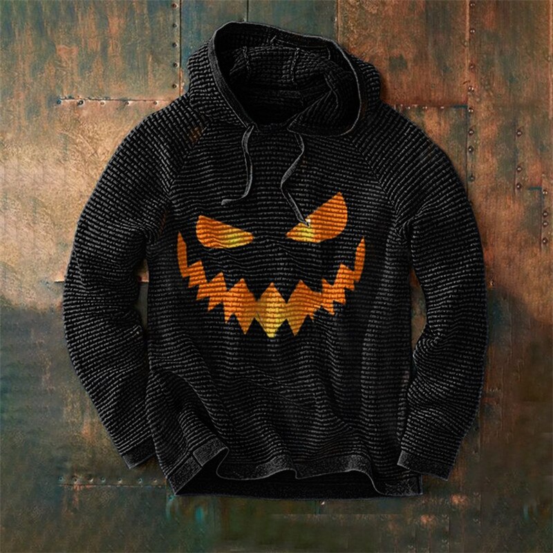 Aron - Playful Halloween Graphic Hoodie