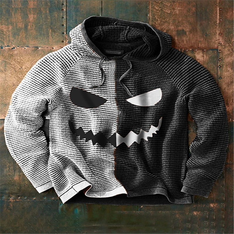 Aron - Playful Halloween Graphic Hoodie