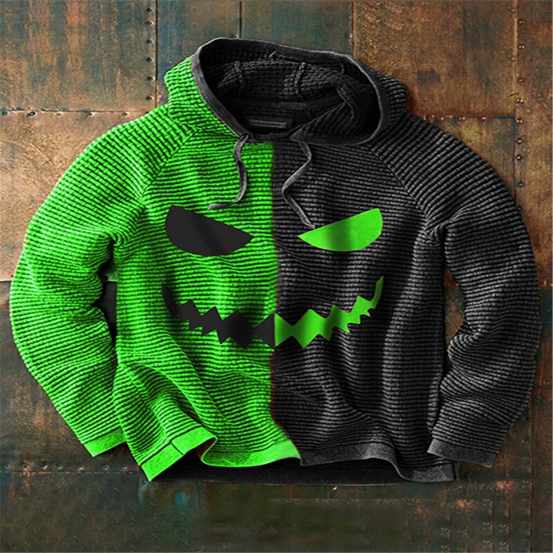 Aron - Playful Halloween Graphic Hoodie