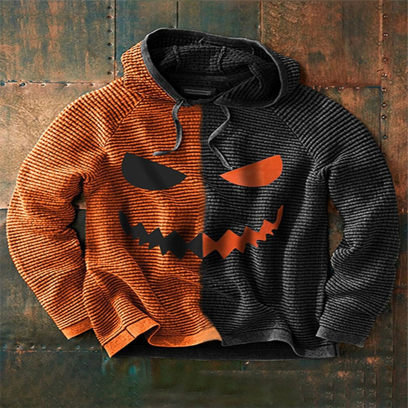 Aron - Playful Halloween Graphic Hoodie