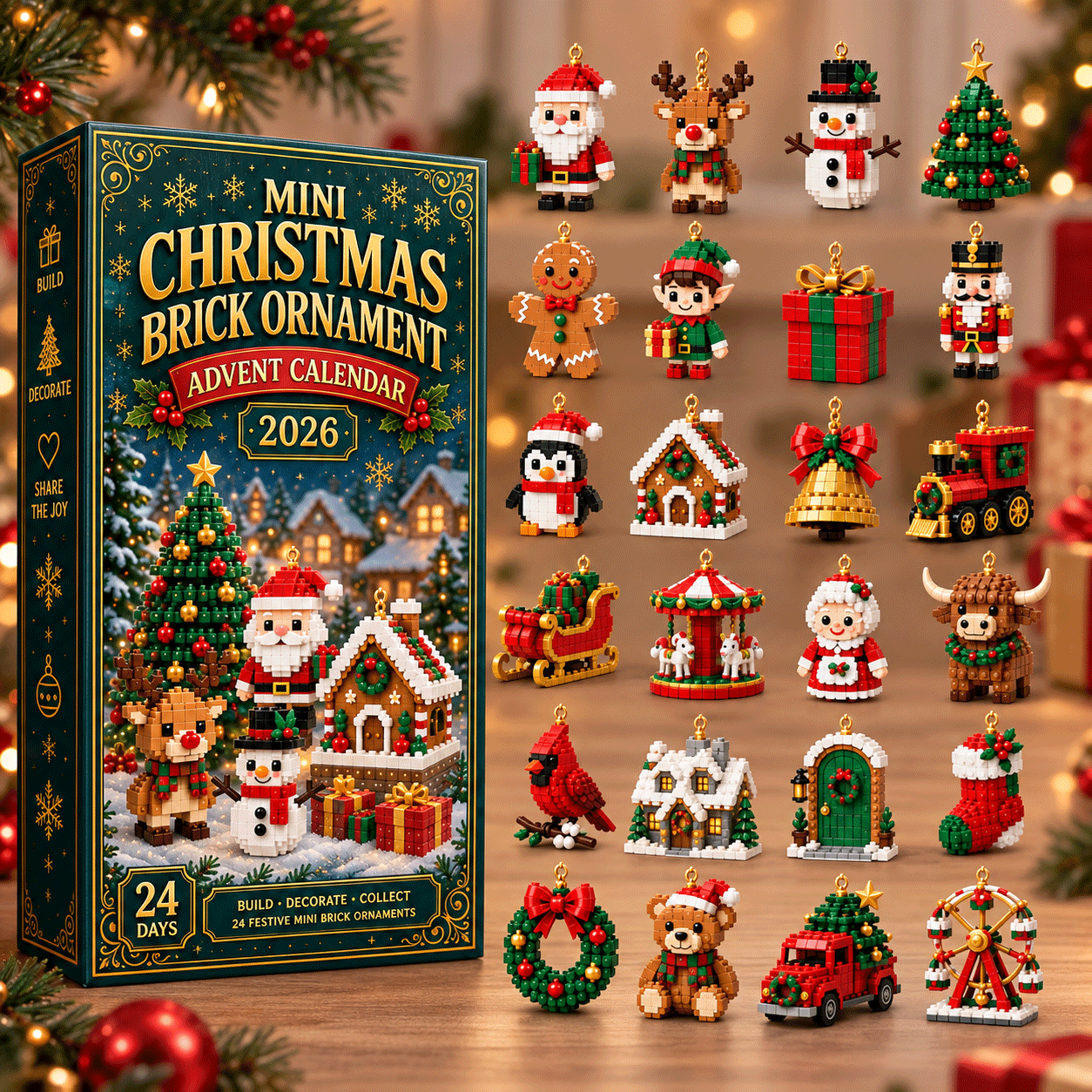 Figurmas - Advent Calendar With 24 Mini Figures For Building