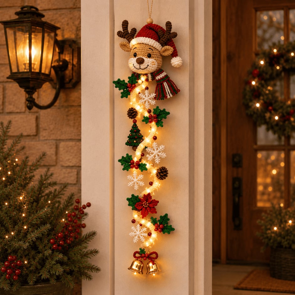 Festipend - Led Christmas Hanging Decoration With Festive Design