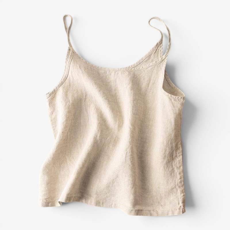 Women's Linen Spaghetti Strap Top