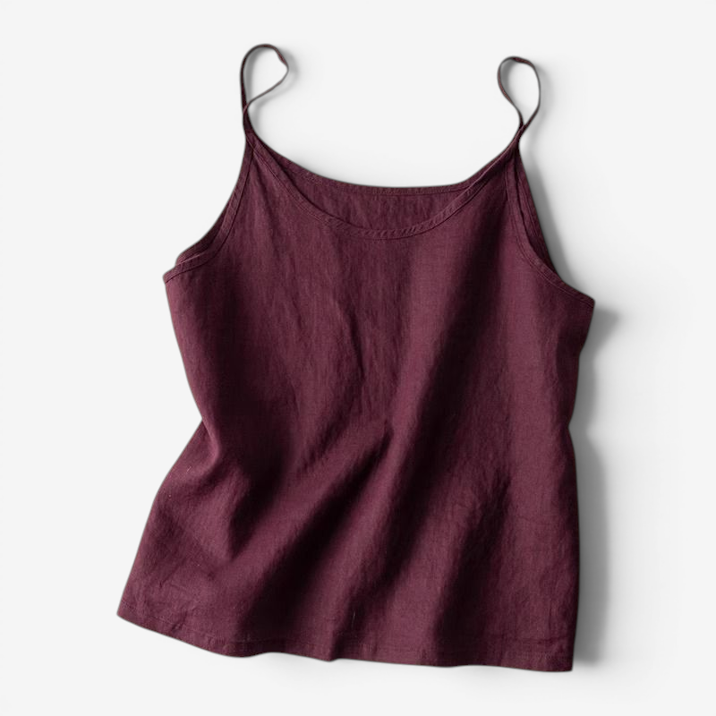 Women's Linen Spaghetti Strap Top