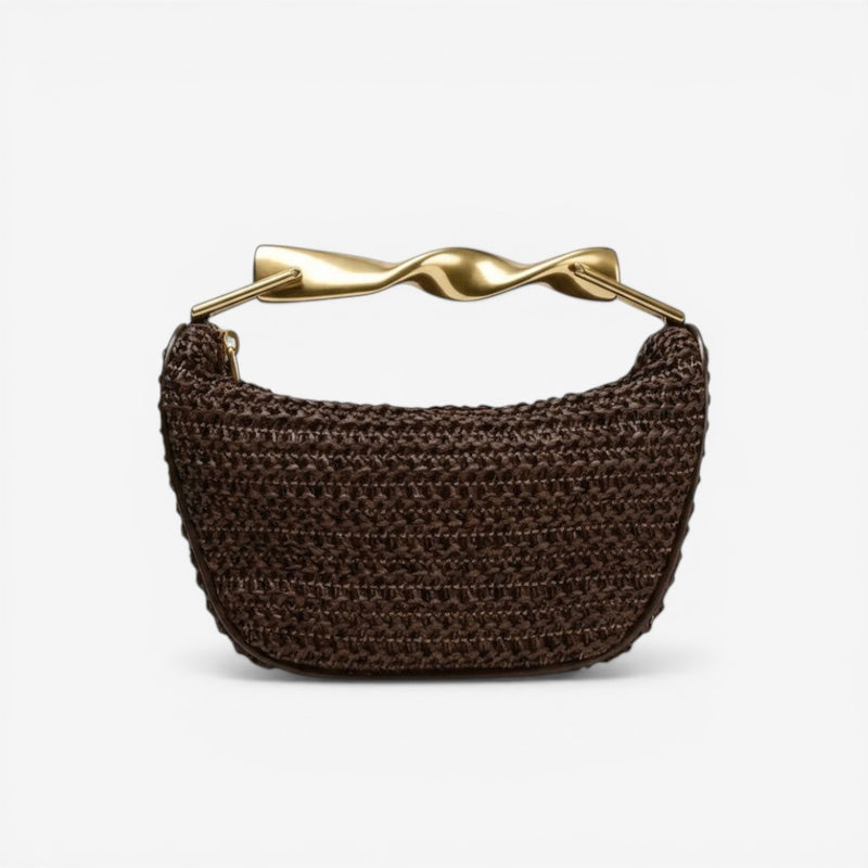 Women Compact Handbag Top Handle Design