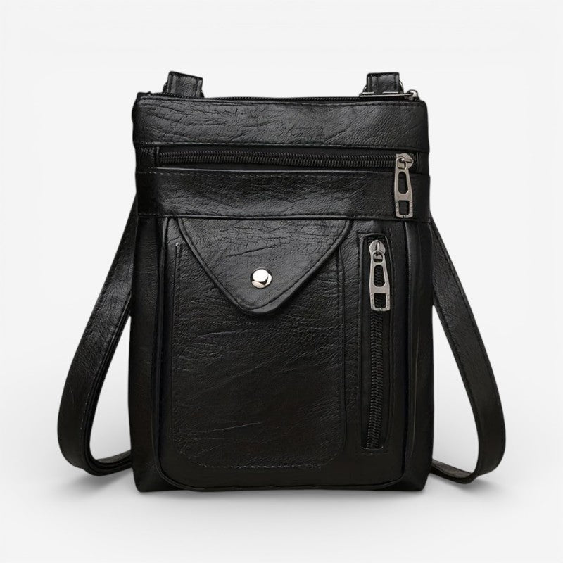Niamh – Adjustable Strap Crossbody Bag with Zipper Pockets
