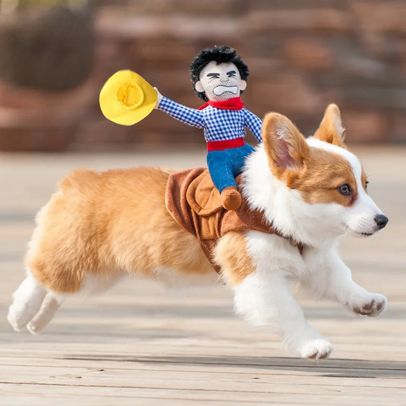 PawRider - Cowboy Dog Costume for Halloween