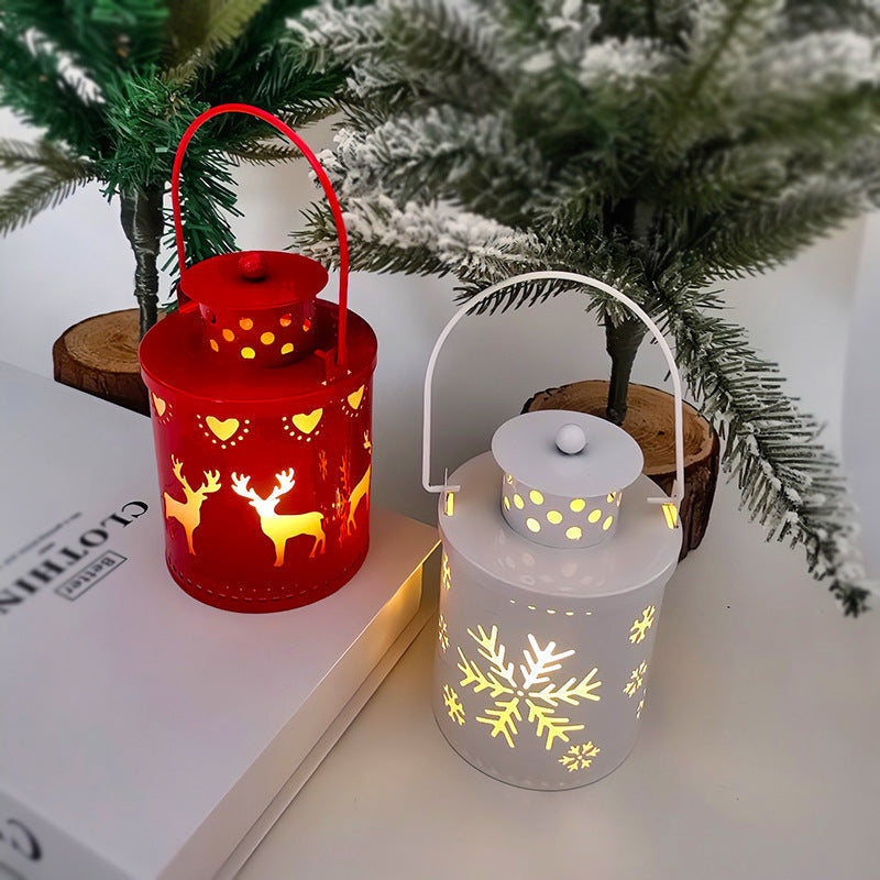FestiveGlow - LED Lantern With Flickering Light Effect