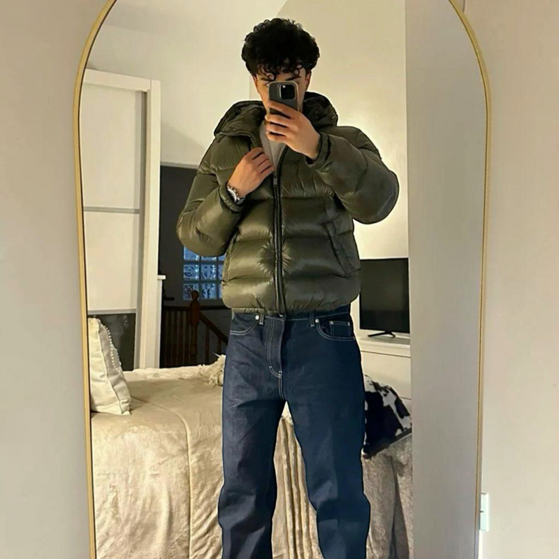 Velcorin – Long-Sleeve Coat with Integrated Hood