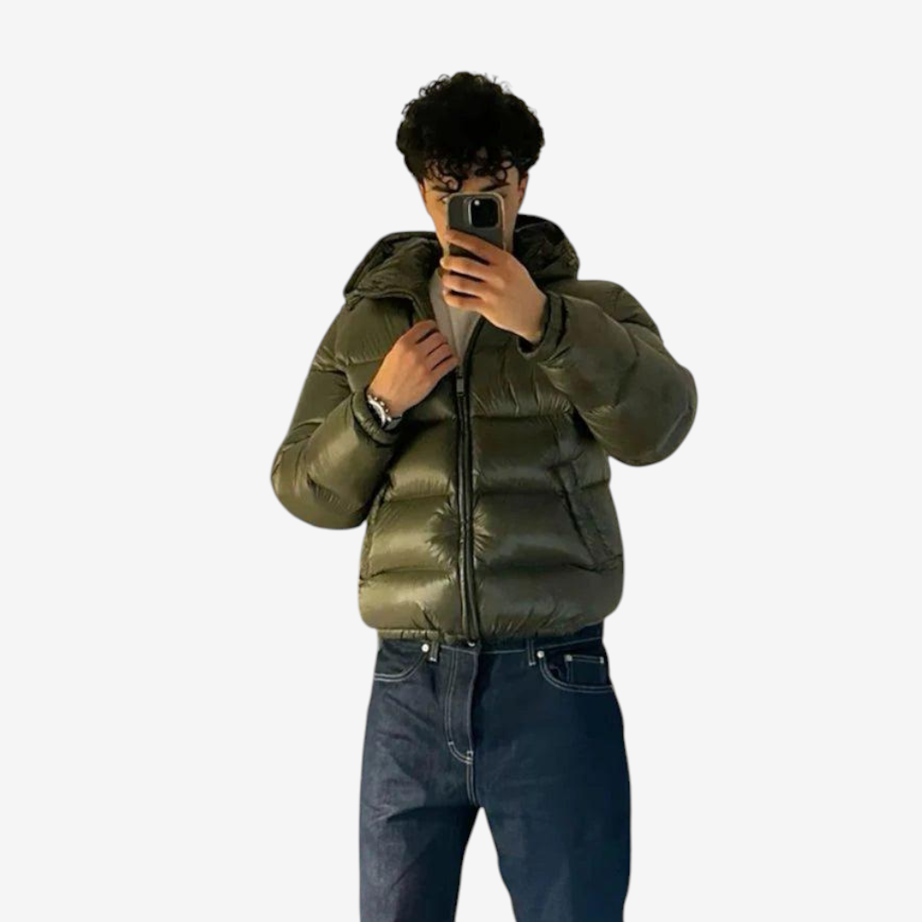 Velcorin – Long-Sleeve Coat with Integrated Hood