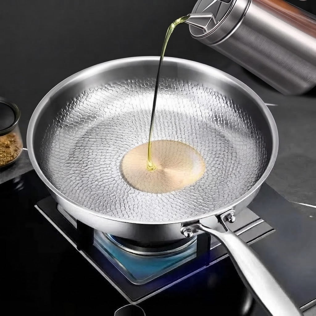 Cheftrium – Hammered Non Stick Frying Pan for Induction Cooking