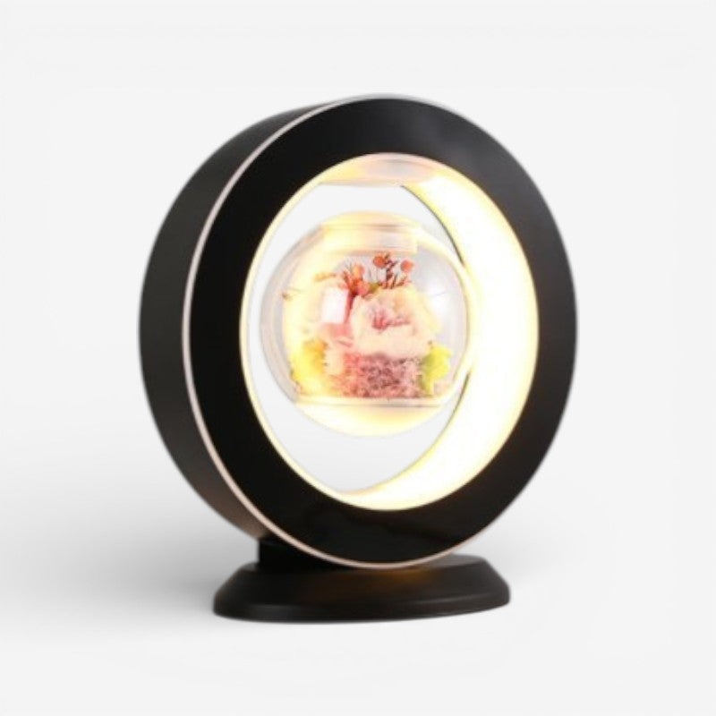 USB Desk Lamp with Floating Flower Design