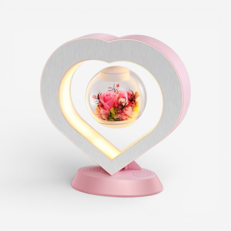 USB Desk Lamp with Floating Flower Design