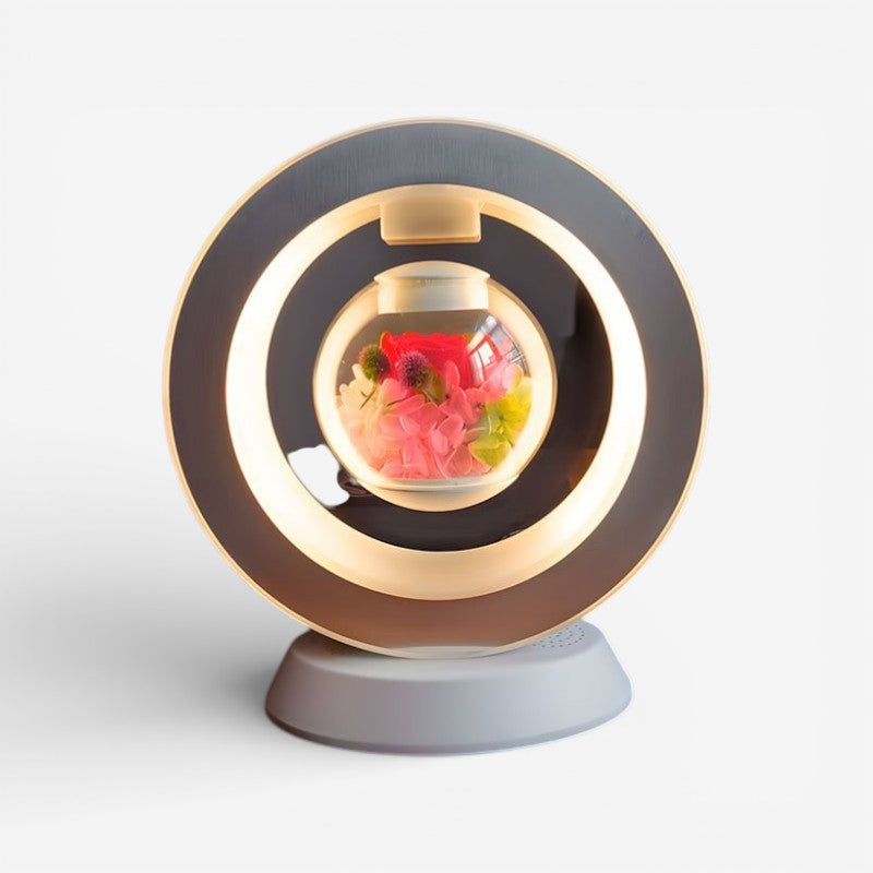 USB Desk Lamp with Floating Flower Design
