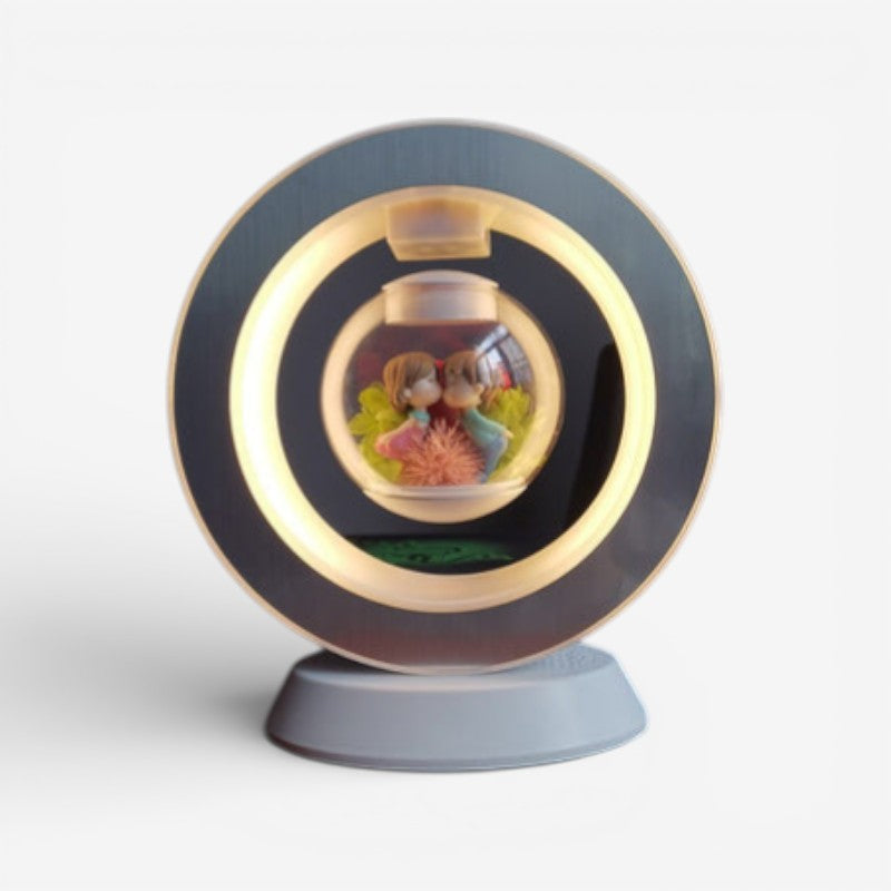 USB Desk Lamp with Floating Flower Design