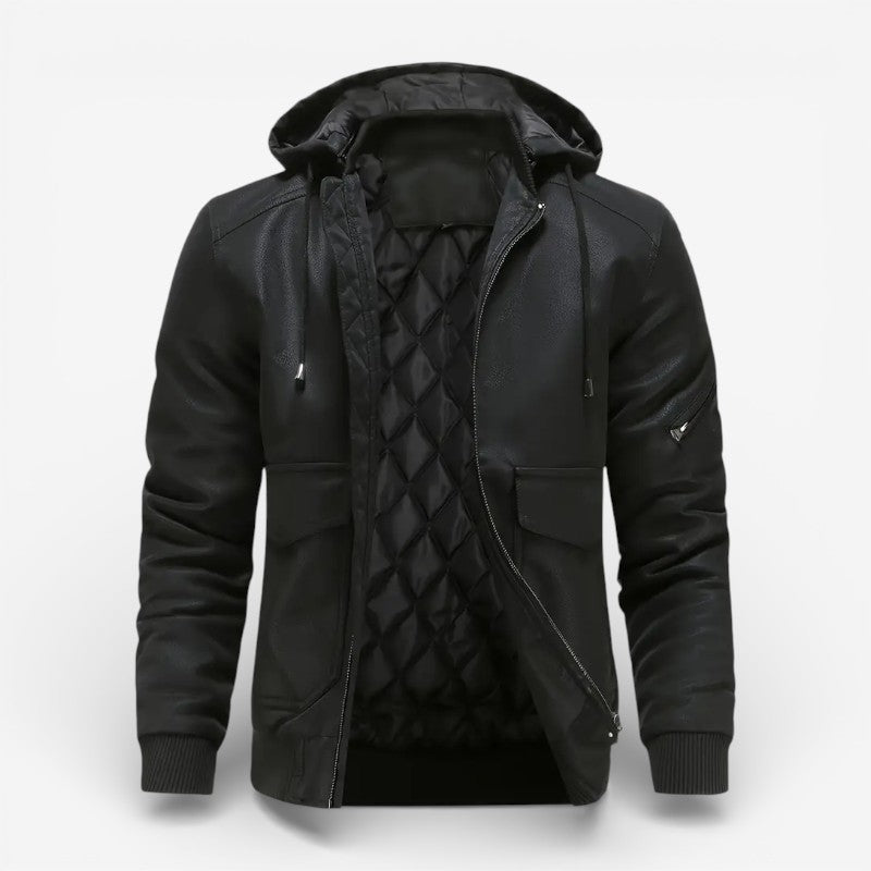 Roman – Long Sleeve Hooded Jacket With Zipper And Pockets