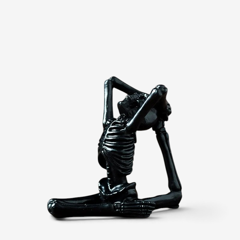 Spooky Resin Skeleton Figurine for Halloween