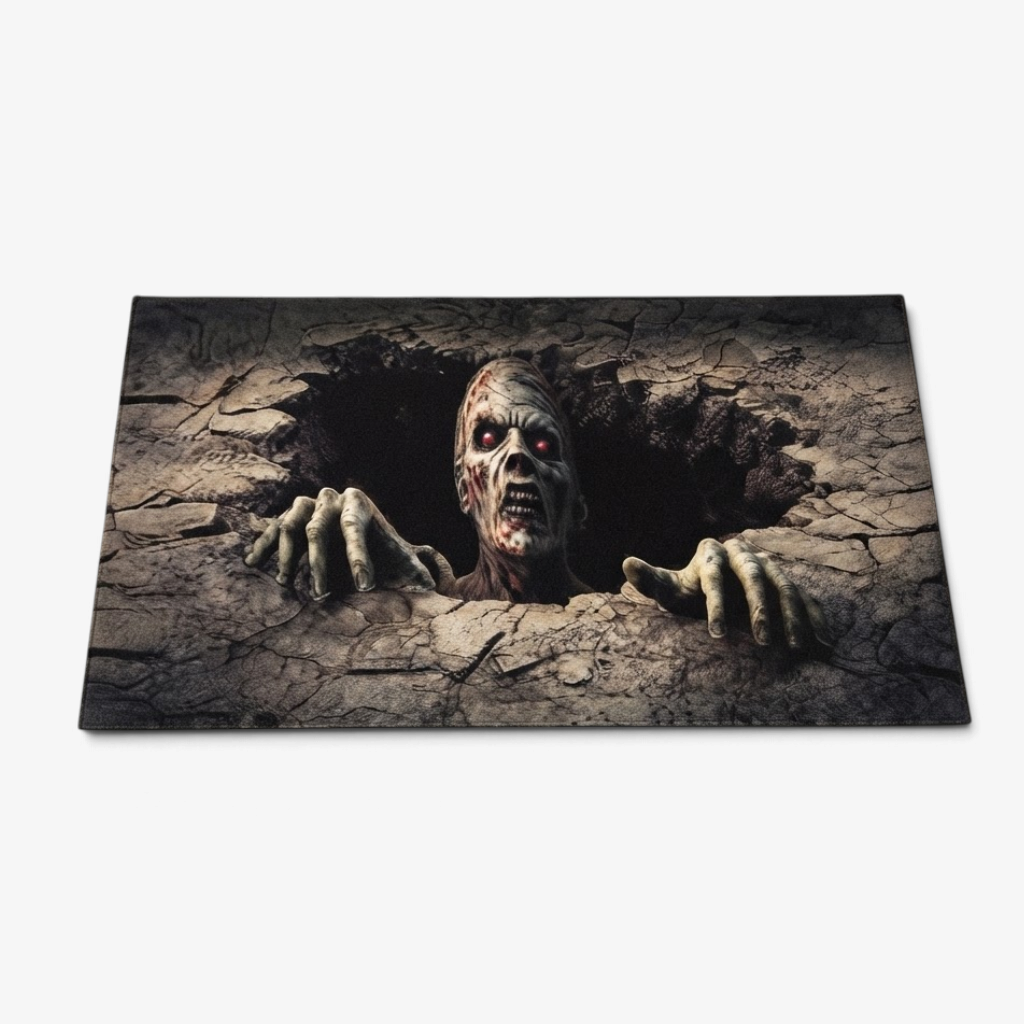 Hallowstep – 3d Halloween Doormat With Optical Illusion