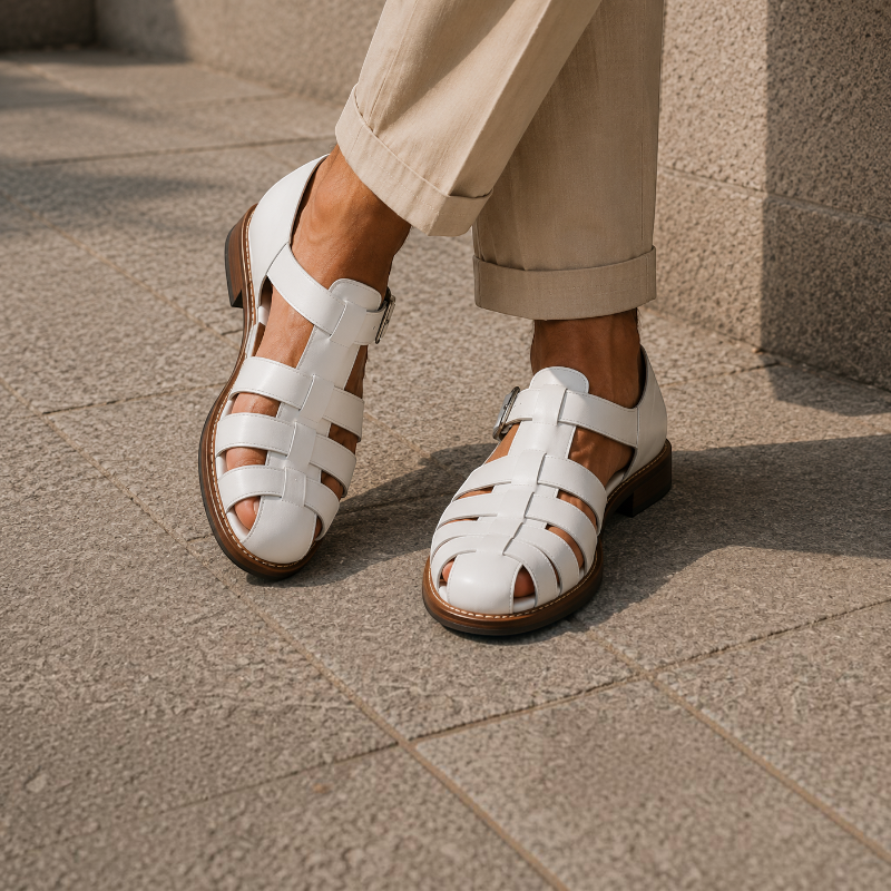 Men's Breathable Round Toe Slip-On Shoes