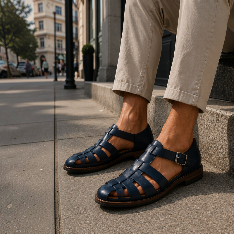 Men's Breathable Round Toe Slip-On Shoes