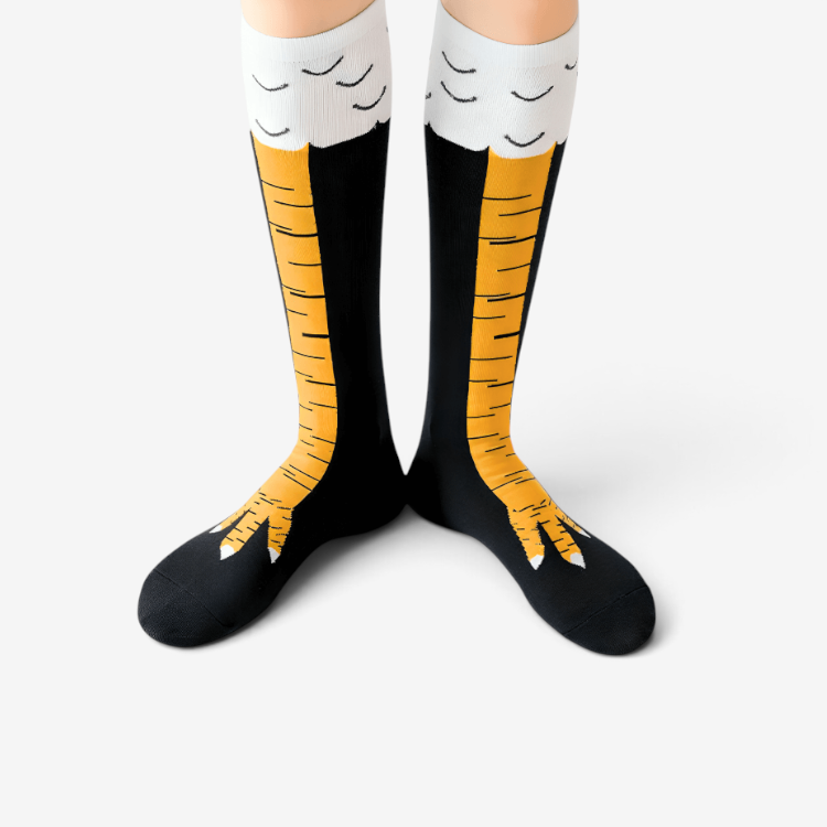 QuirkStep - Quirky Chicken Claw Socks