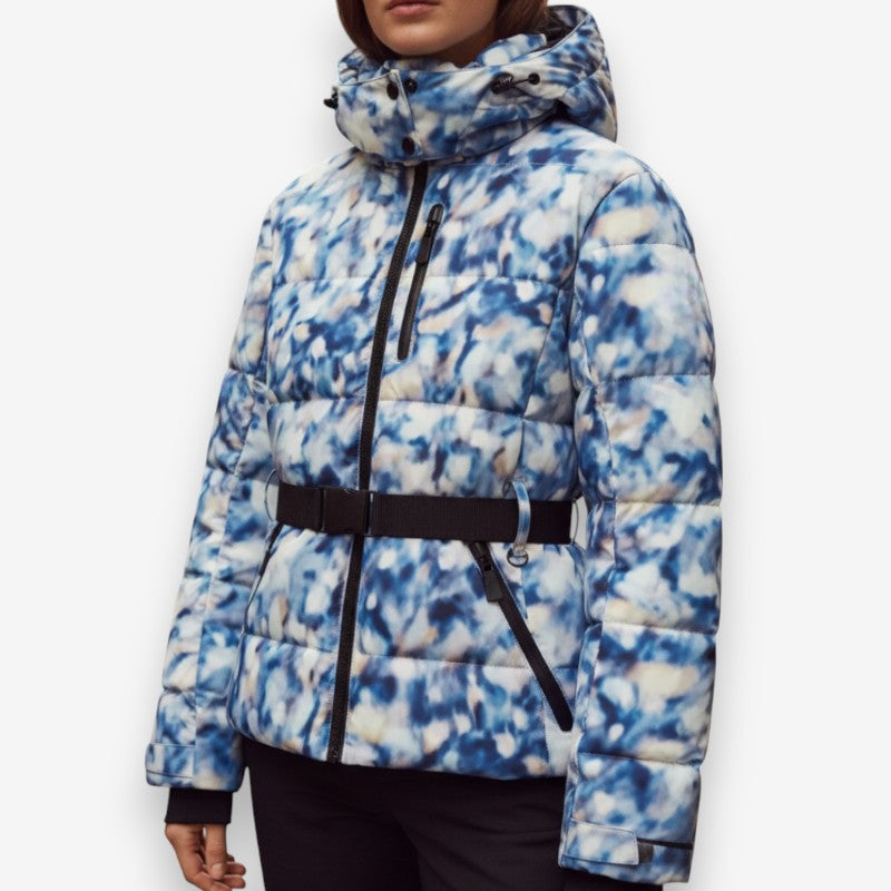 Ava – Long Sleeve Coat with Hoodie and Zipper Pockets