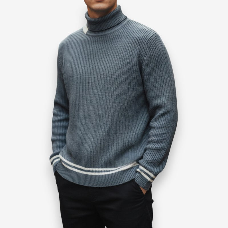 Ethan – Long Sleeve Sweater with Round Neck Design