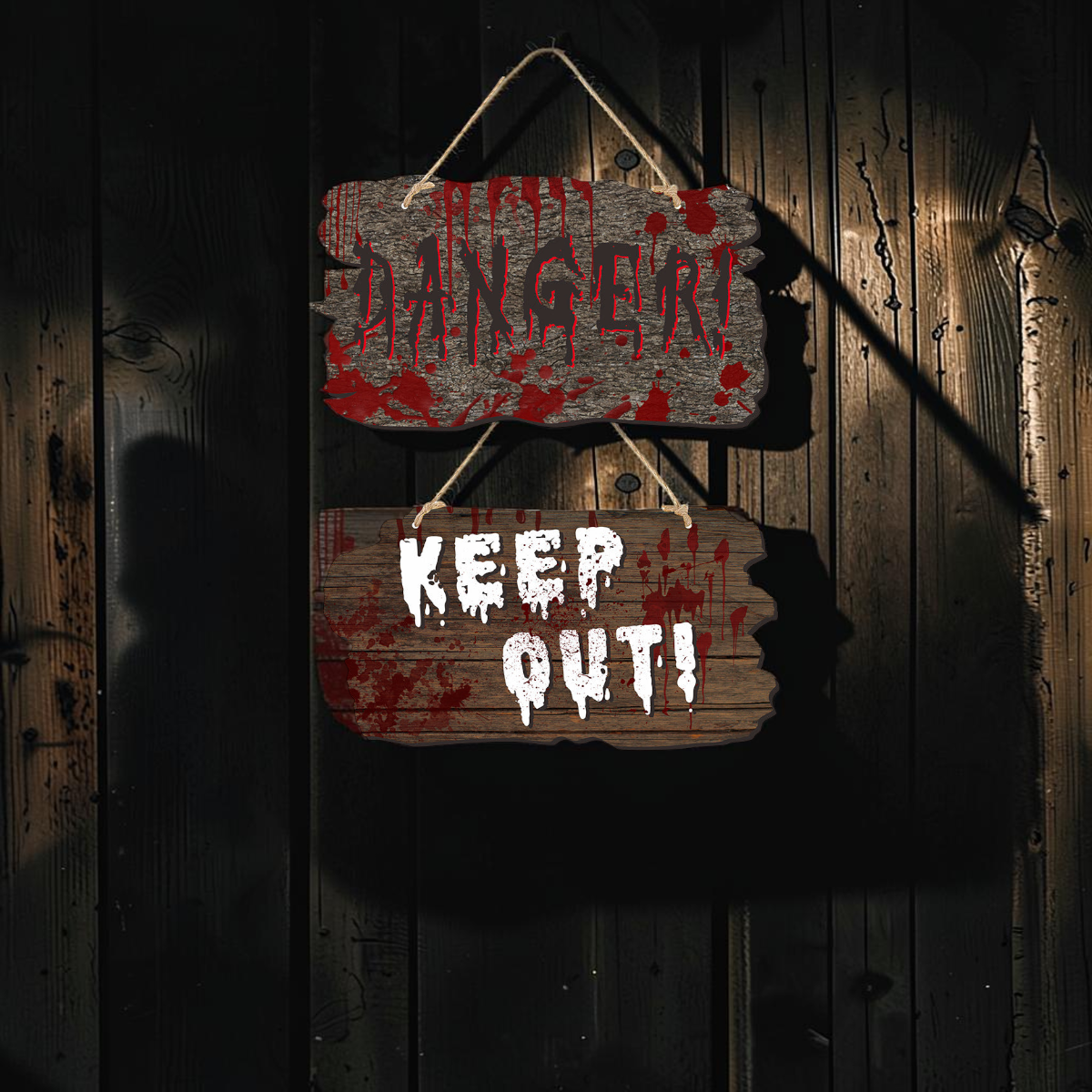 Spooky Halloween Door Sign Collection