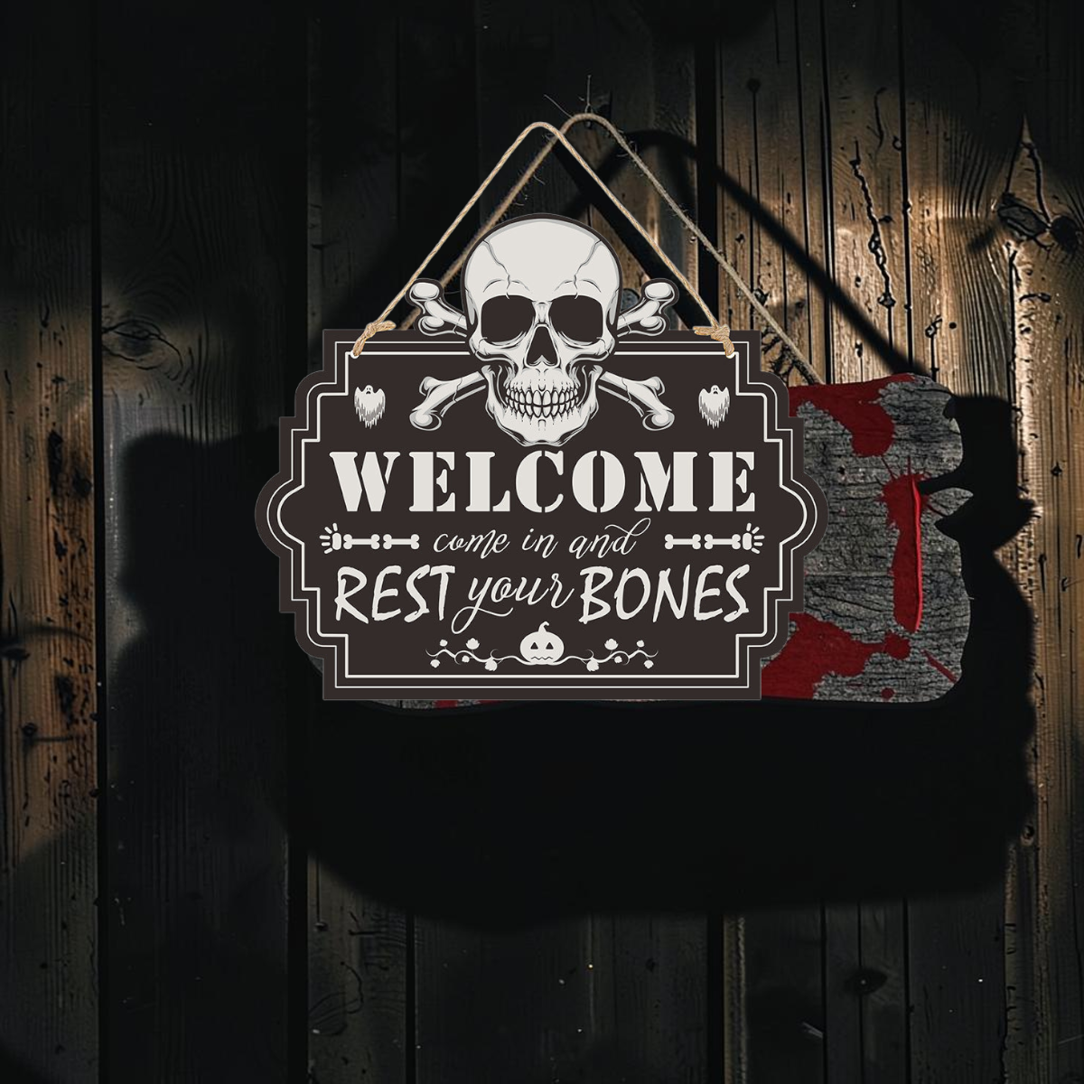 Spooky Halloween Door Sign Collection