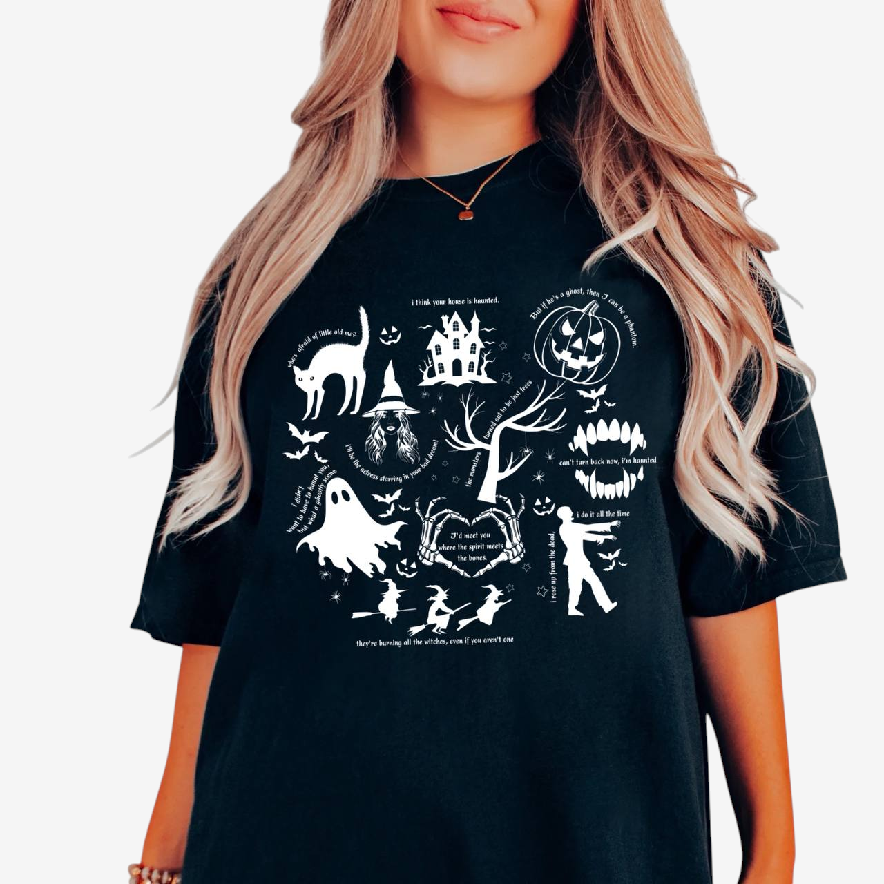 Bella - Spooky Graphic T-Shirt for Halloween