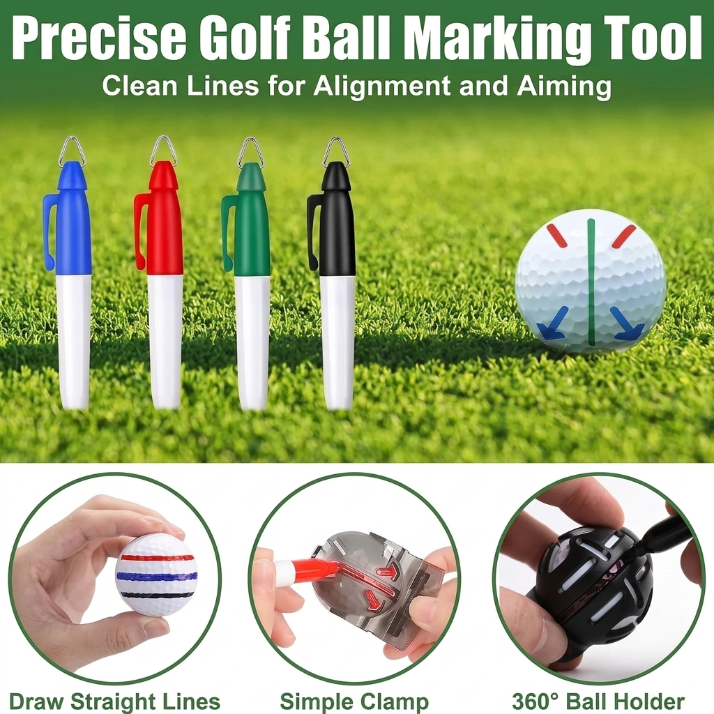 TeeTreasure - Golf Advent Calendar with 24-Piece Golf Accessories Set