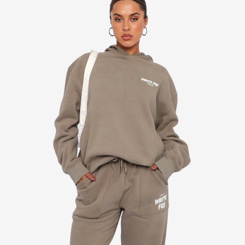 Camila – Tweedelige set met lange mouwen en broek met wijde pijpen Velani