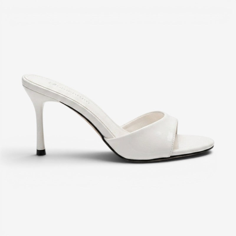 Women's High Heel Sandals with Round Toe Design