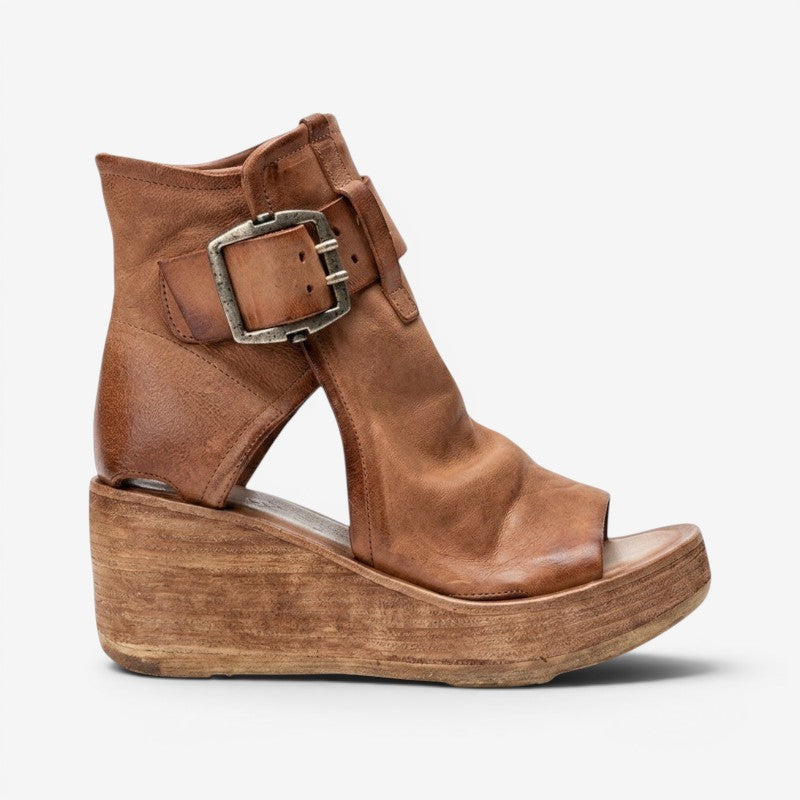 Women's Chunky Heel Sandals with Adjustable Buckle Straps