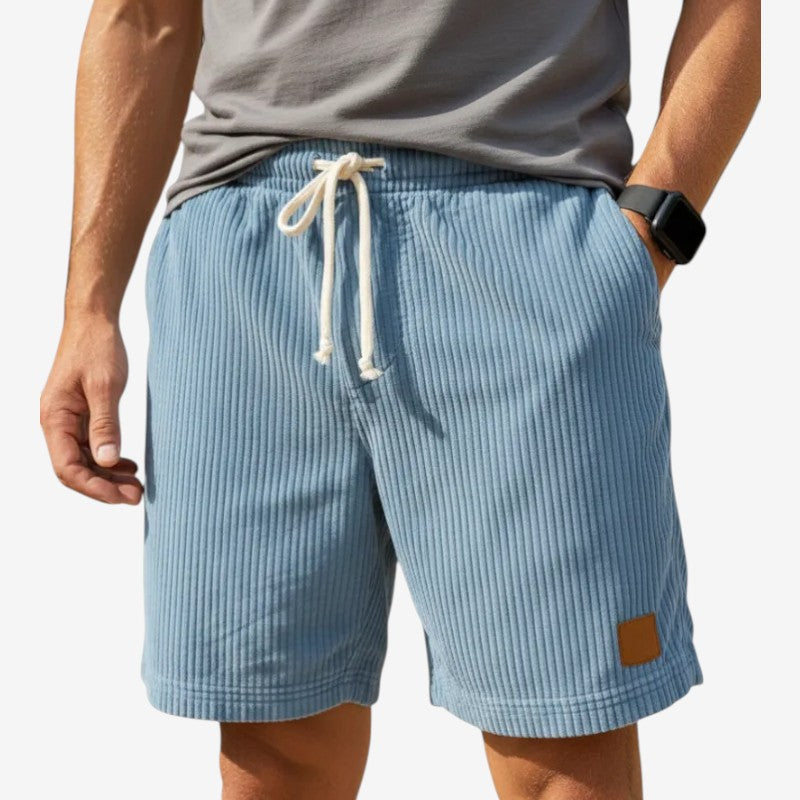Men's Casual Drawstring Shorts with Pockets
