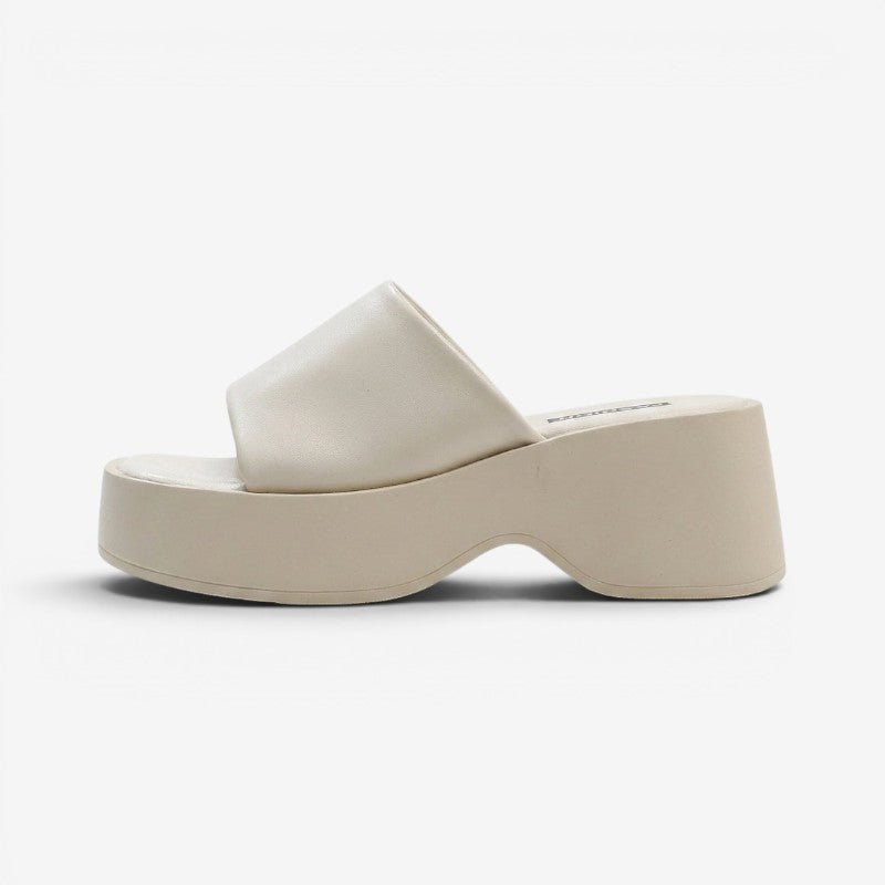 Women's Wedge Heel Sandals with Smooth Open Design