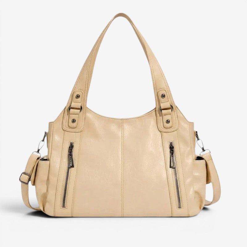 Women's Shoulder Bag with Detachable Crossbody Strap