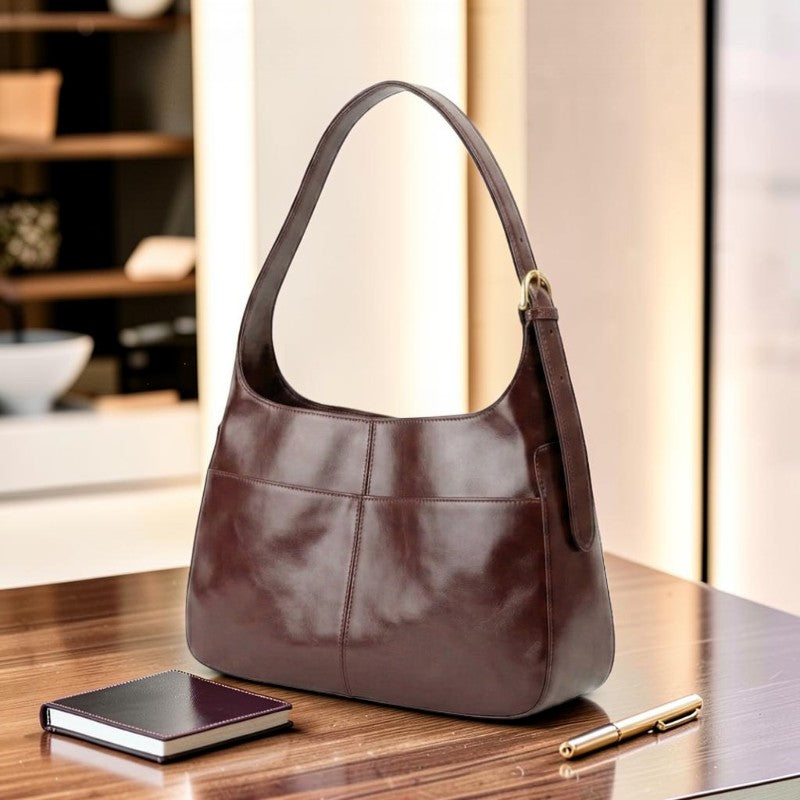 Women's Handbag with Adjustable Buckle Strap