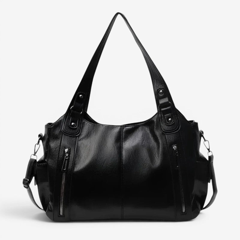 Women's Shoulder Bag with Detachable Crossbody Strap