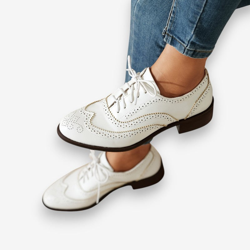 Sophia – Round Toe Shoes with Adjustable Laces