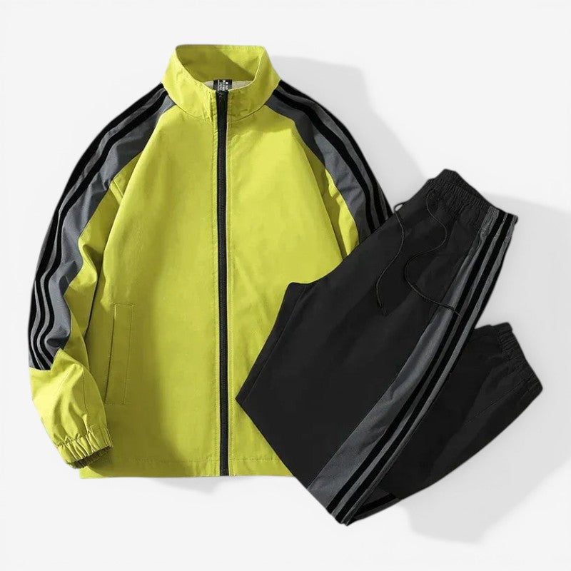 Zip-Up Tracksuit Set Jacket & Pants