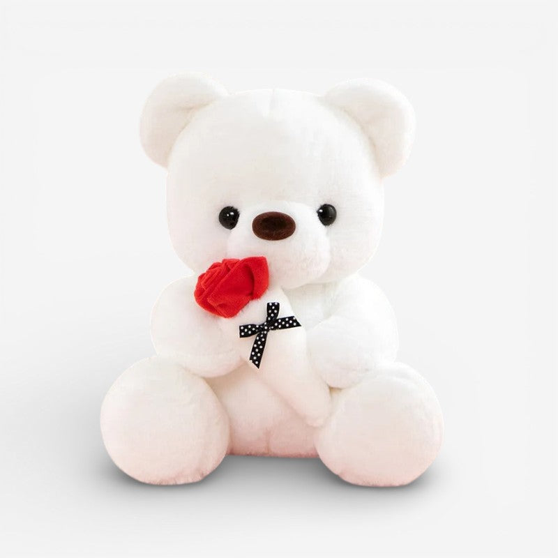 BloomHeart – Rose Teddy Bear Handmade with Roses