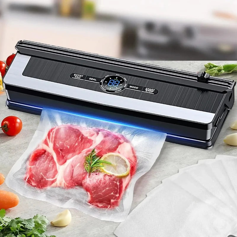 SealMaster – Elektrische vacumeermachine met snijder en digitaal display Velani