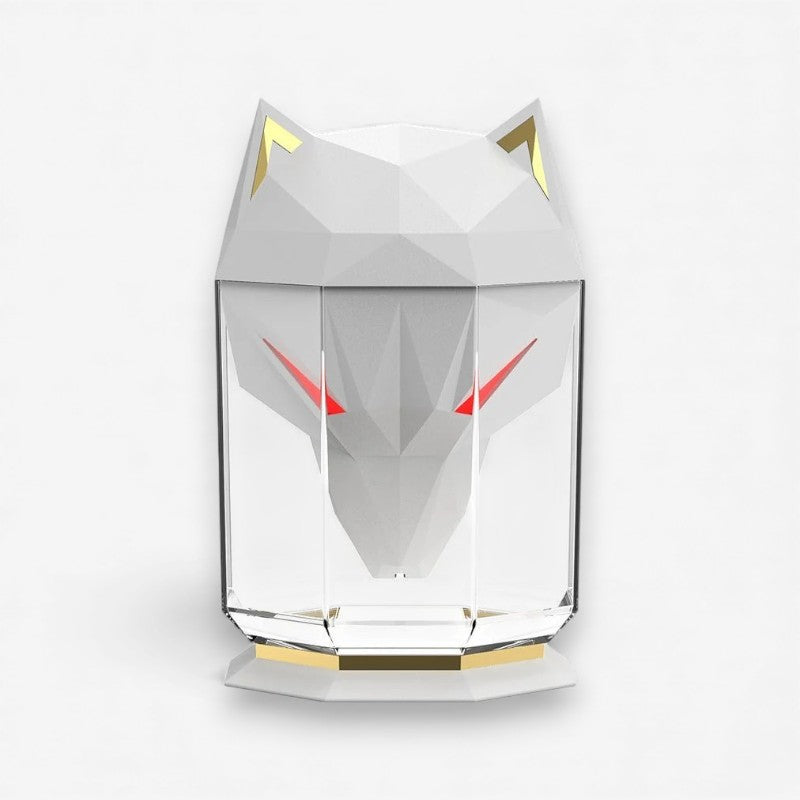 MistWolf – Draagbare luchtbevochtiger in wolvenvorm met LED-licht Velani